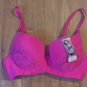 Pink Lace Bra